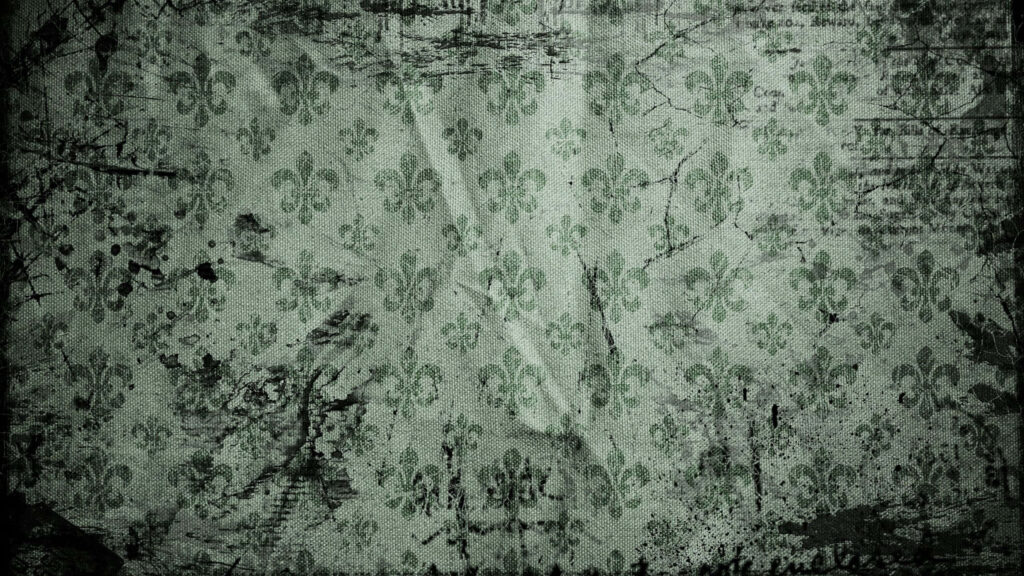 High-Res Grunge Wallpaper: Grey Floral Patterns & Textured Details