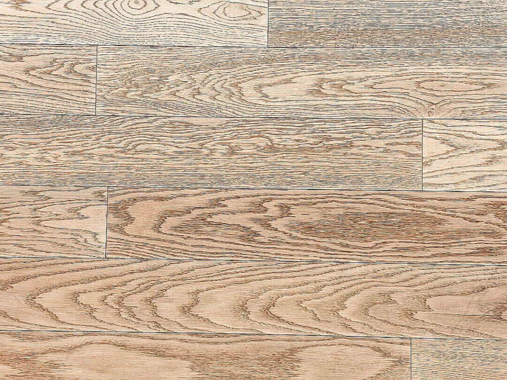 High-Resolution Honey Wood Floor Wallpaper - Rustic Texture