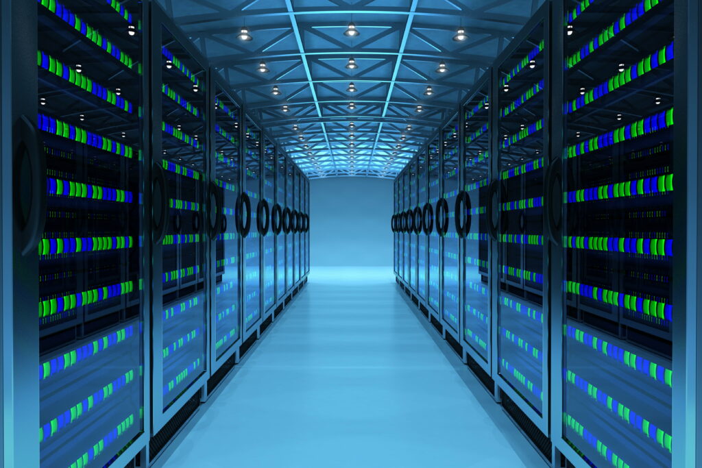 Techno Oasis: An Electrical Symphony Unleashed in Data Domains Wallpaper