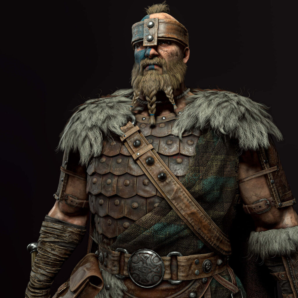 Highlander Warrior from For Honor: Ready for Battle in Traditional Armor Wallpaper