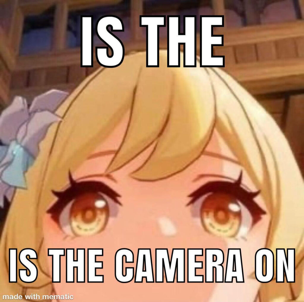 Hilarious Is The Camera On Meme Wallpaper - Anime Reaction Close-Up