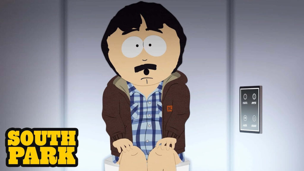 Funny South Park Randy Marsh Wallpaper: Satirical Humor Scene