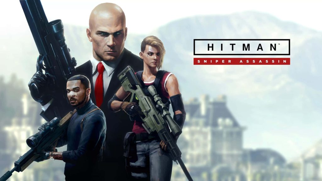 Hitman Agent 47 Knight Stone sniper rifles tactical cinematic digital illustration wallpaper