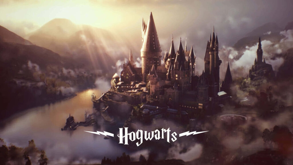 Hogwarts Castle Wallpaper: Magical Architecture in Golden Light