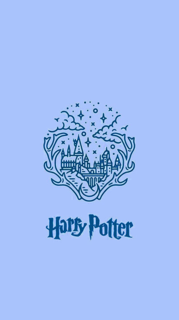Charming Hogwarts Wallpaper: Magical Minimalist Design