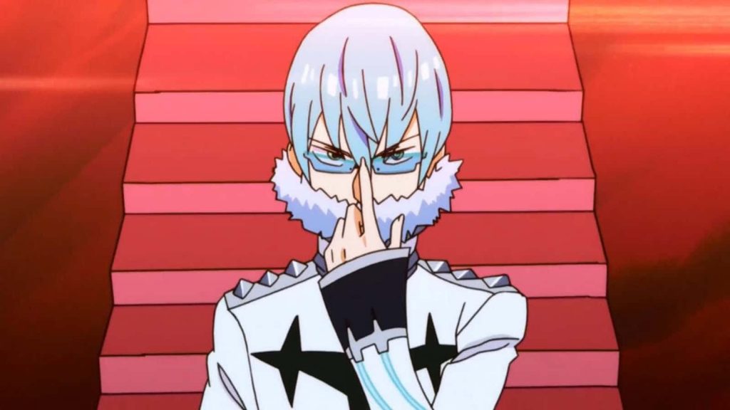 Hōka Inumuta Kill la Kill wallpaper anime student council member blue visor white uniform