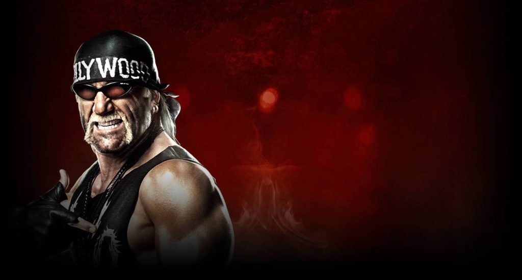 Hollywood Hogan nWo fanart wallpaper with intense glare black bandana red background