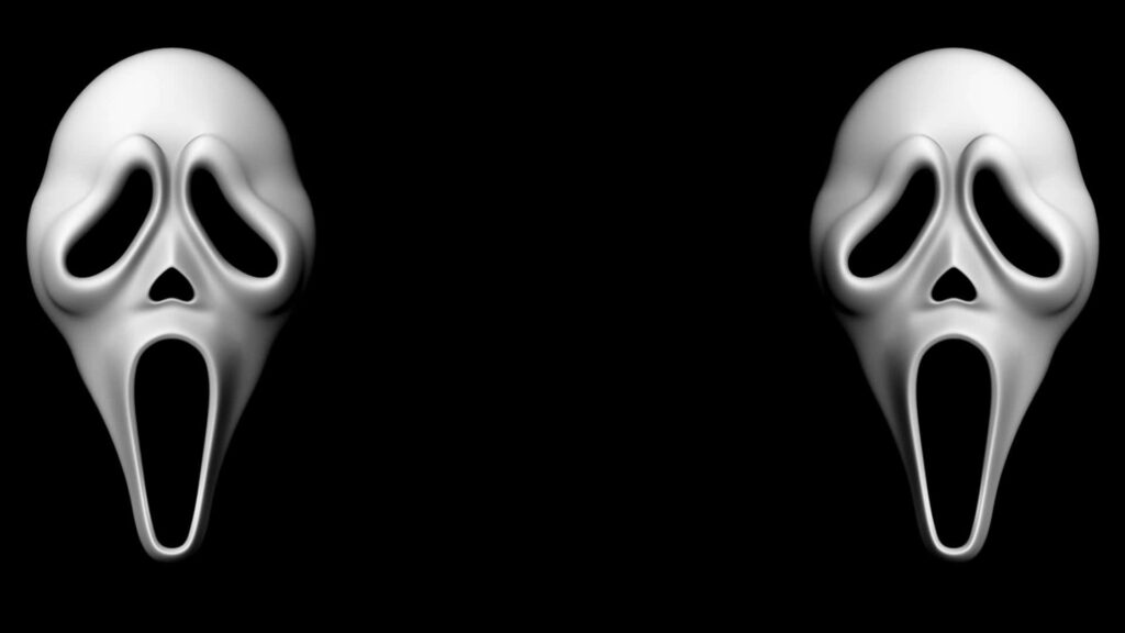Hooded Menace: Unveiling the Sinister Scream's Ghostface Killer Wallpaper