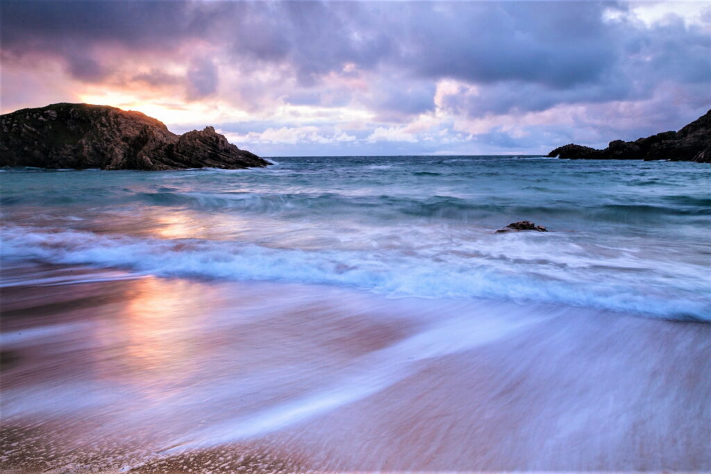A Serene Coastal Tapestry: Capturing Nature's Majesty in an HD Wallpaper