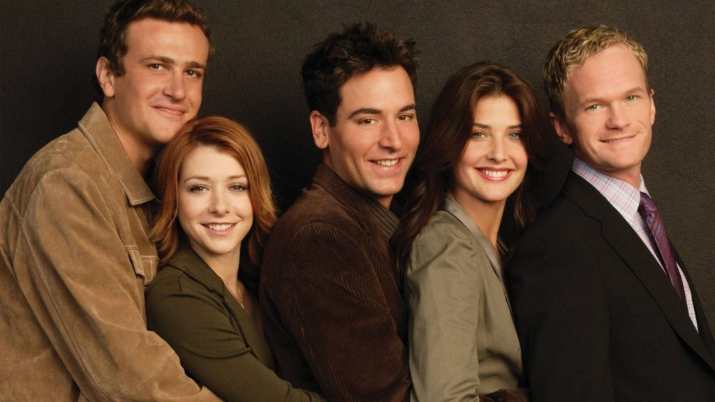 How I Met Your Mother cast portrait Jason Segel Alyson Hannigan Josh Radnor Cobie Smulders Neil Patrick Harris Wallpaper