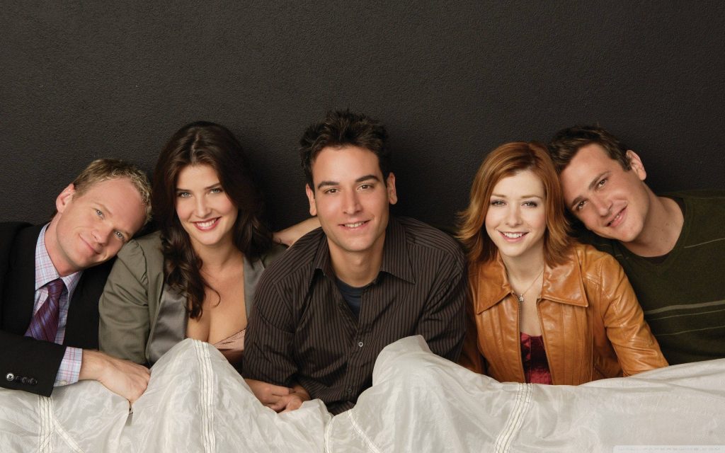 How I Met Your Mother cast group photo wallpaper with Neil Patrick Harris and Cobie Smulders