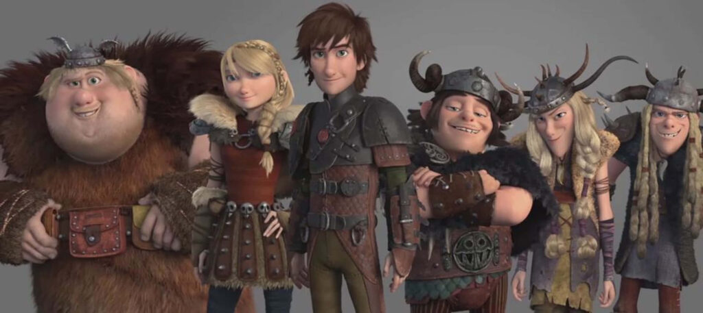 How To Train Your Dragon Characters Wallpaper: Hiccup & Astrid