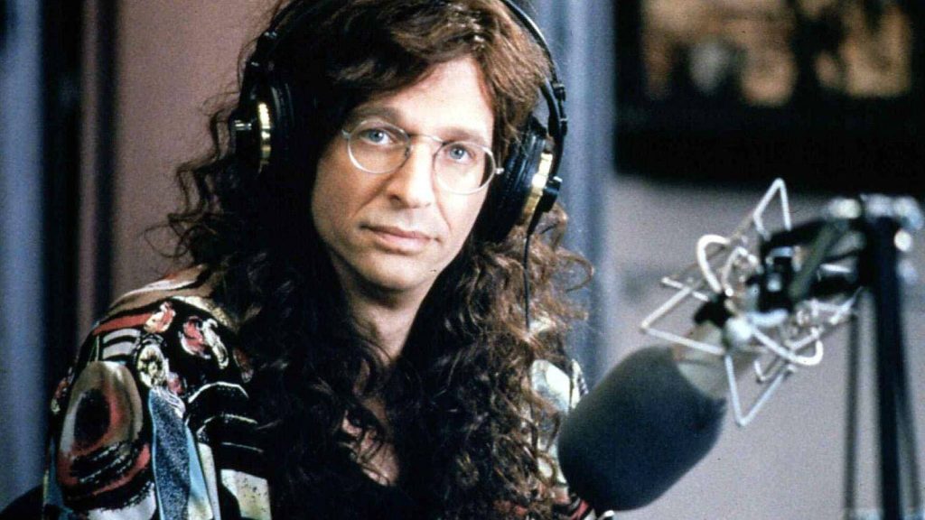 Howard Stern classic wallpaper portrait with headphones microphone iconic radio host desktop background