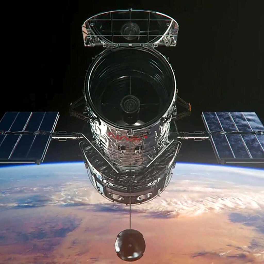Stunning Hubble Image: Mars in Orbit - Space Wallpaper Background