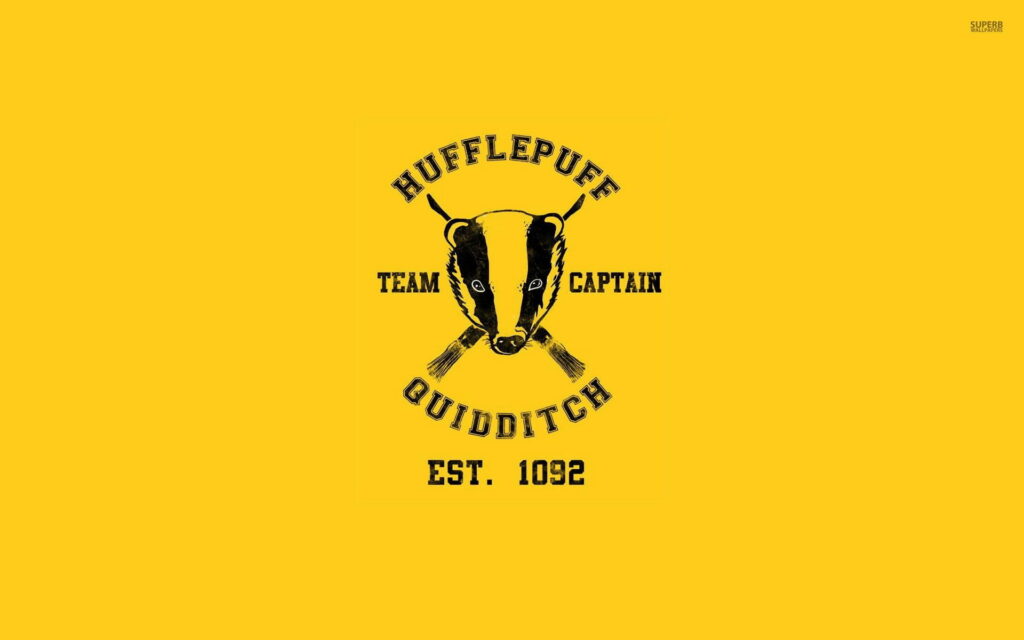 Proud Hufflepuff Quidditch Champions: A Captivating Harry Potter HD Wallpaper