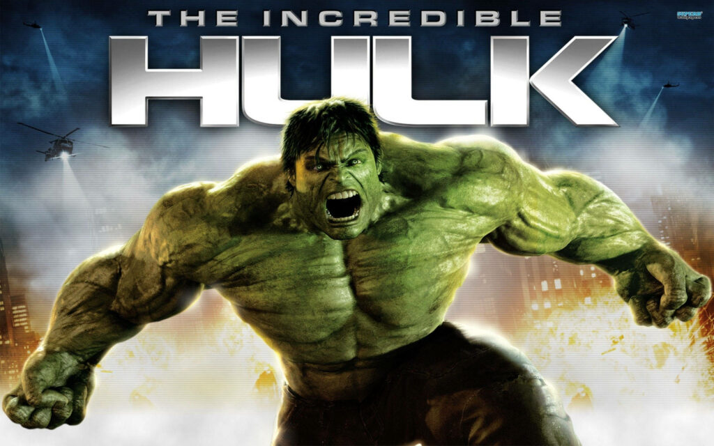 Dynamic Hulk Wallpaper: Intense 2008 Movie Scene & Urban Destruction