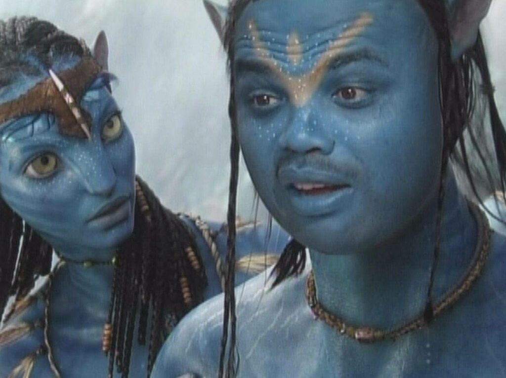 Funny Face Swap: Charles Barkley Meets Avatar's Iconic Na'vi Wallpaper
