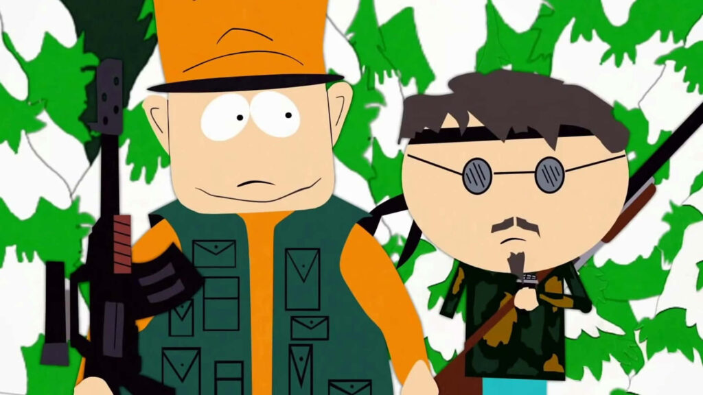 Humorous South Park Wallpaper: Characters in Detailed Outfits