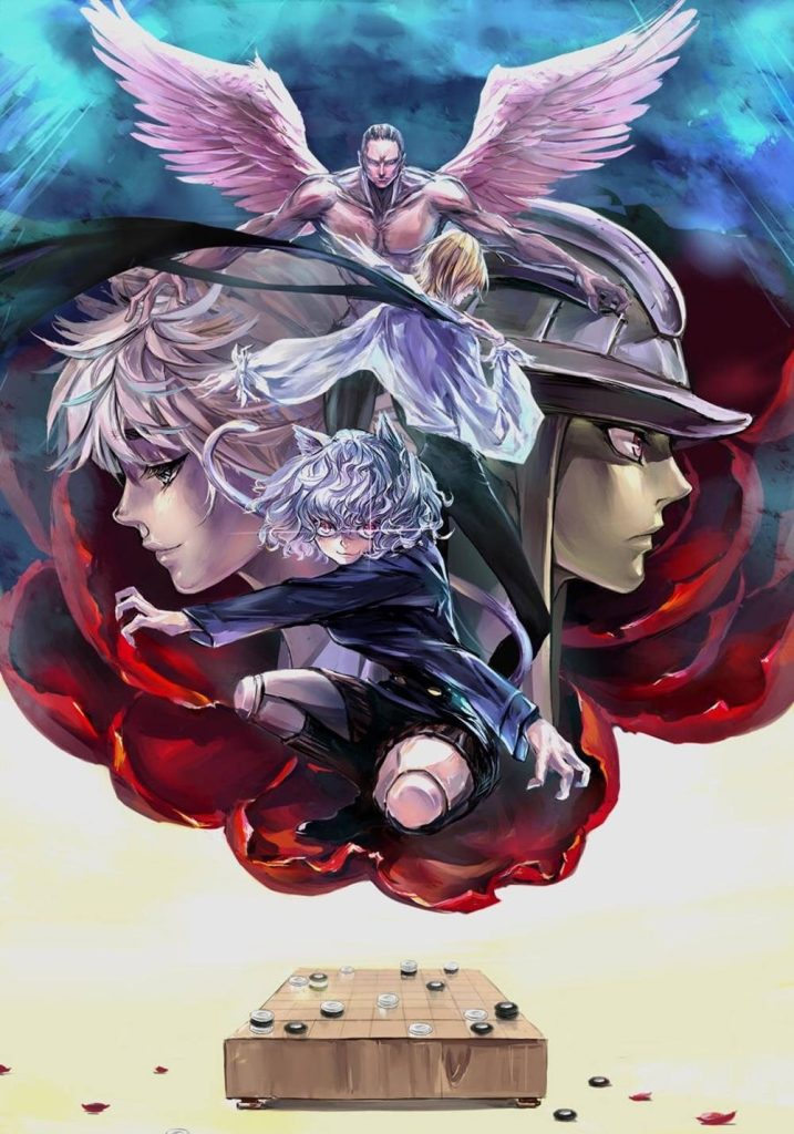 Hunter x Hunter Chimera Ant arc digital art with Meruem Neferpitou Menthuthuyoupi Komugi Wallpaper