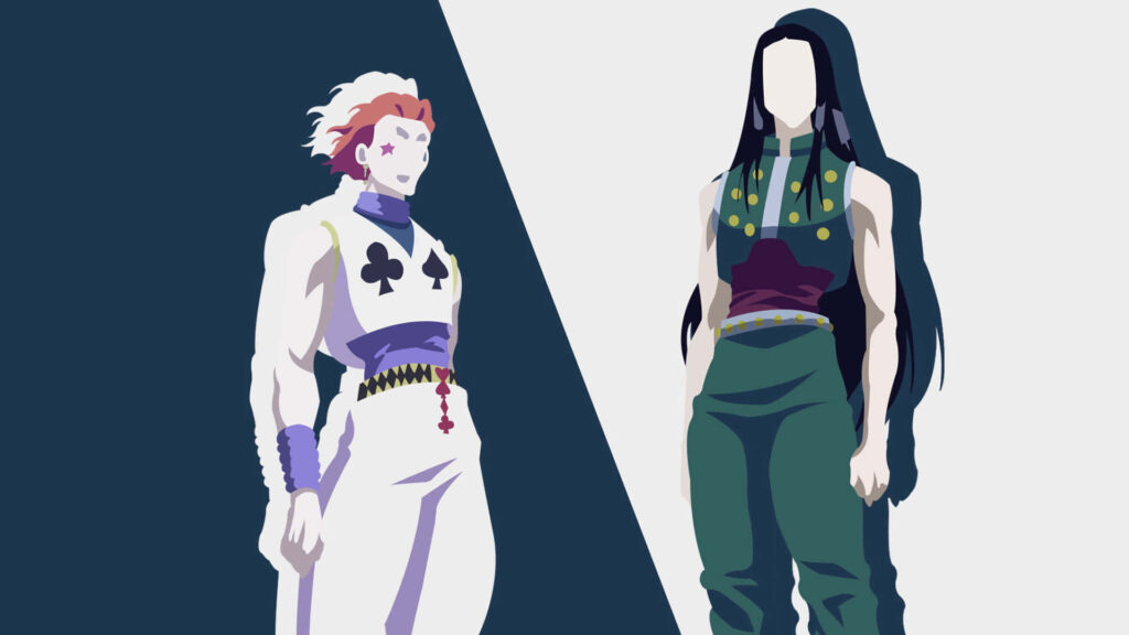 Minimalist Hunter x Hunter Wallpaper: Bold Character Design