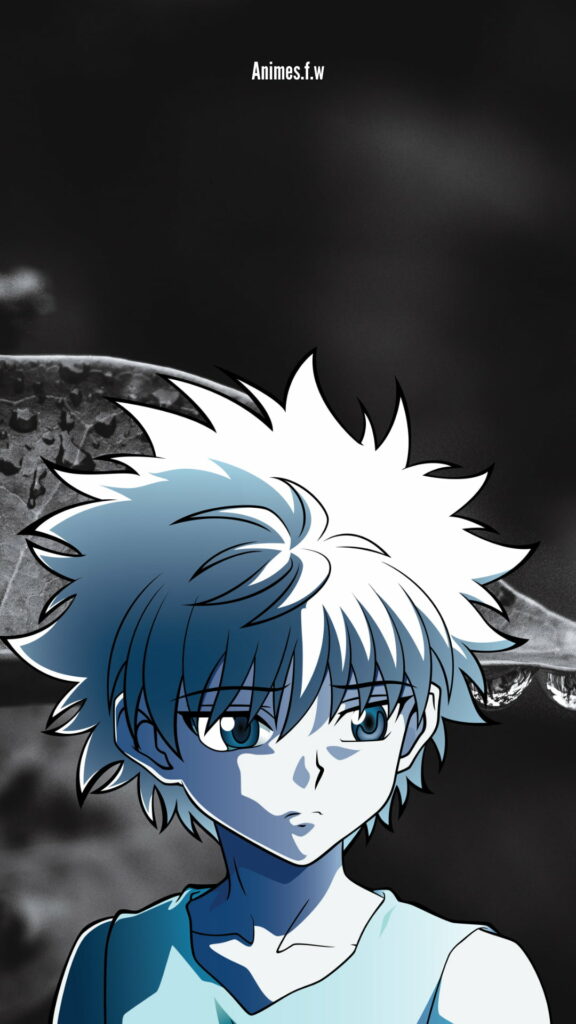 Electric Euphoria: HD Phone Wallpaper of Killua Zoldyck from Hunter x Hunter