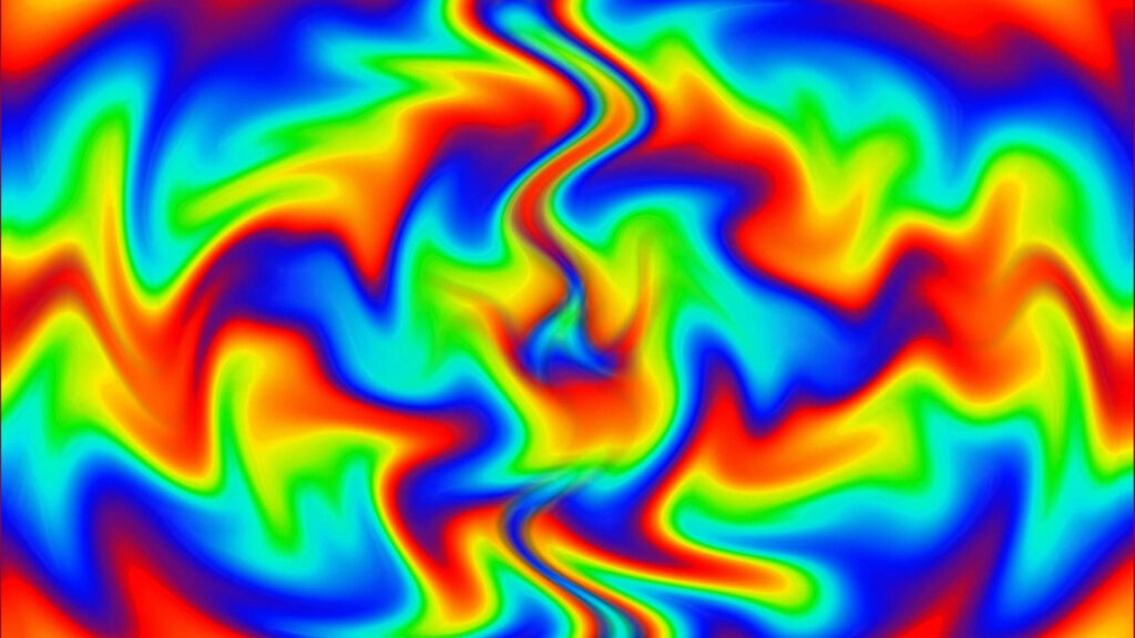 Mesmerizing Kaleidoscope: Hypnotic Bliss in Vibrant Hues Wallpaper