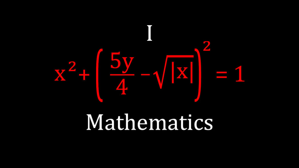 The Romance of Numbers: A Heartfelt Equation Celebrating Mathematical Love Wallpaper