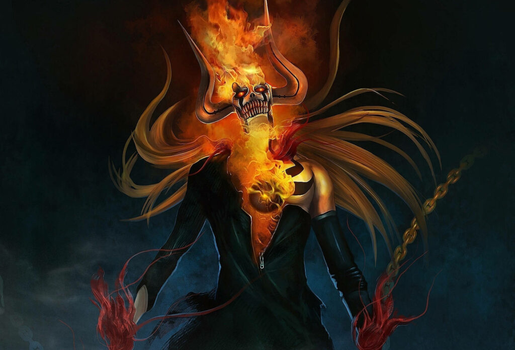 Ichigo Vasto Lorde Wallpaper: Fiery Transformation & Dynamic Colors