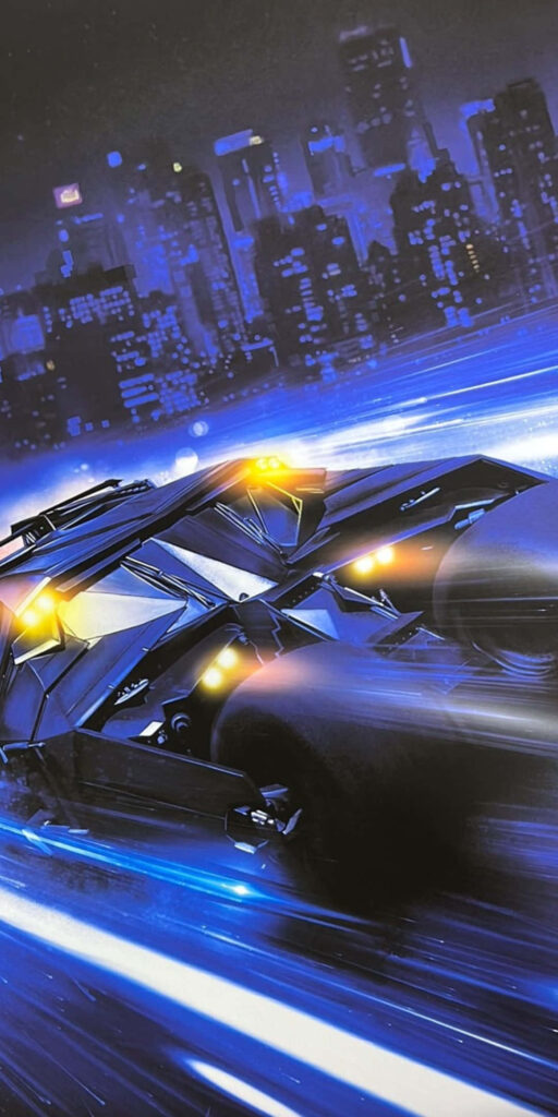 DC Superhero Collaboration: Exclusive Batmobile Wallpaper on Limited Edition Phone!