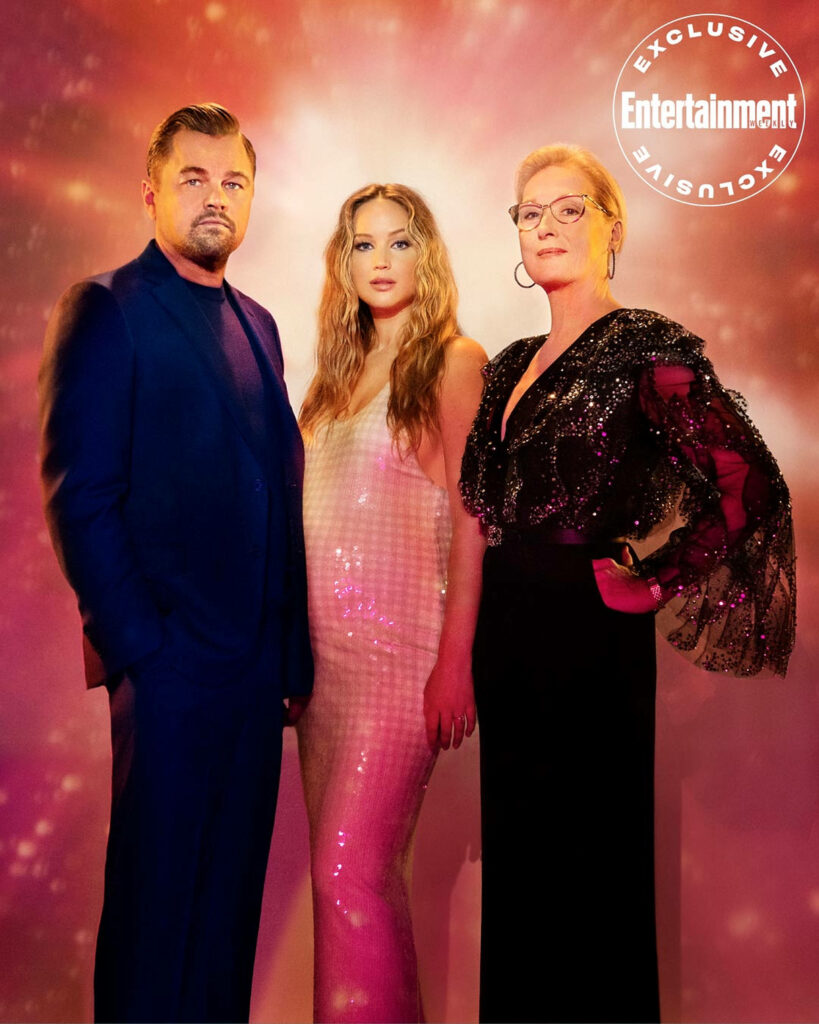 Stunning Don't Look Up Wallpaper: DiCaprio, Lawrence & Streep