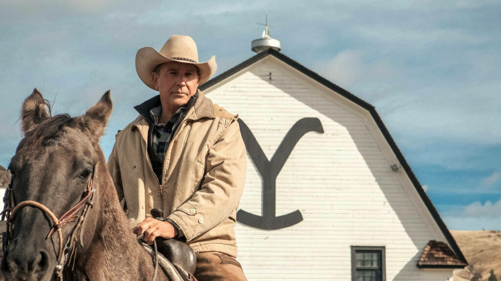 Iconic Dutton Ranch Wallpaper: Cowboy & Western Tradition Background
