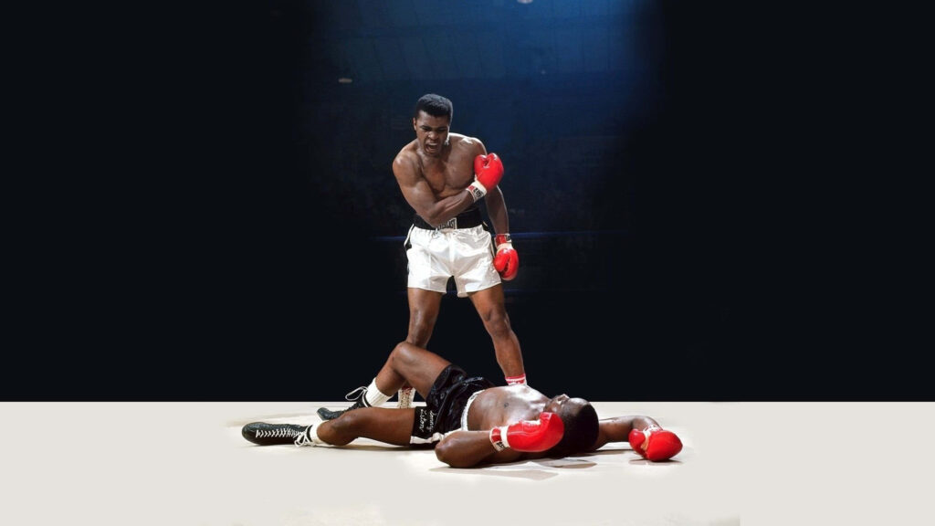 Legendary Muhammad Ali Boxing Wallpaper: Iconic Sports History Background