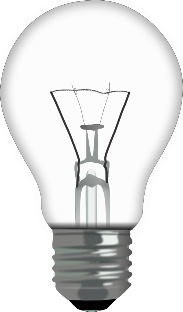 Illuminated Incandescent Bulb PNG - Classic Filament Design Wallpaper