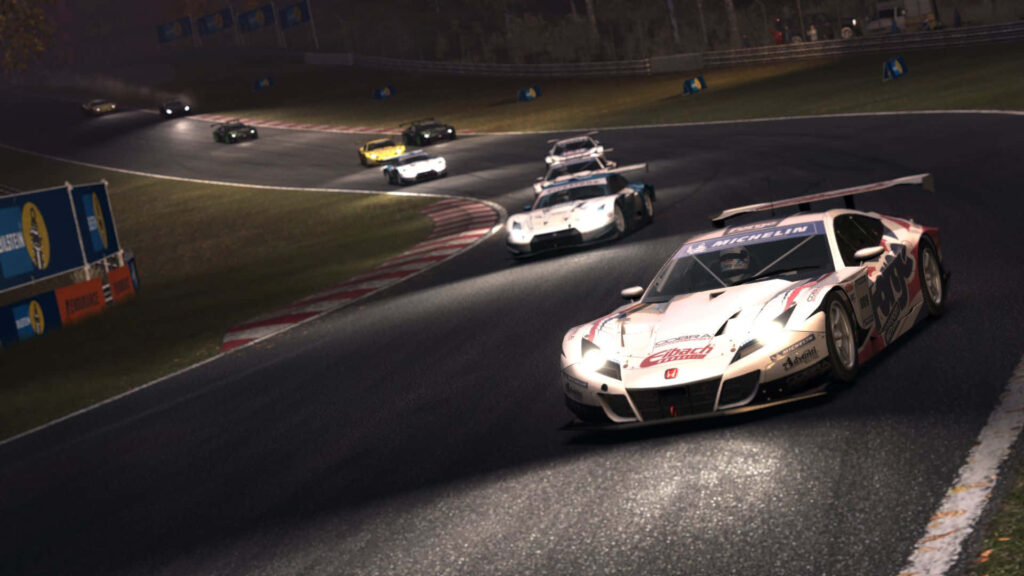 Grid Autosport: Intense Night Race with High-Performance Cars Wallpaper