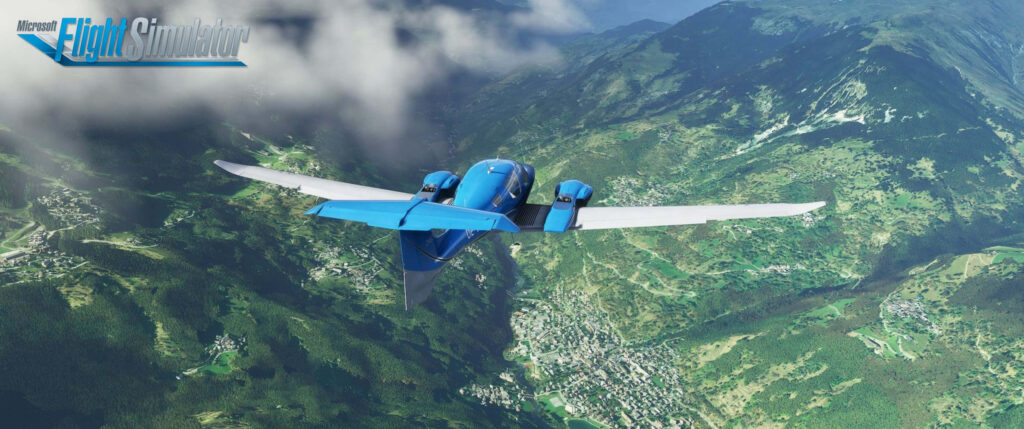 Soaring Through the Mesmerizing Skies: Realistic Flight with Microsoft Flight Simulator Wallpaper