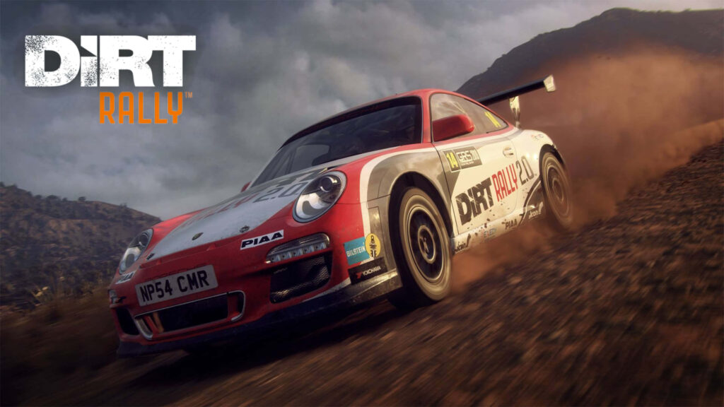 Dirt Rally White Rally Car Wallpaper - Off-Road Racing Excitement