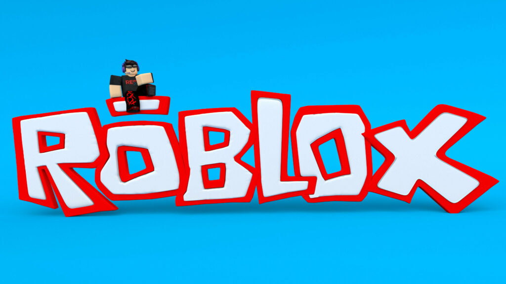 Roblox Reigns Supreme: Stunning HD 3D Game Cover Wallpaper with Blue Background