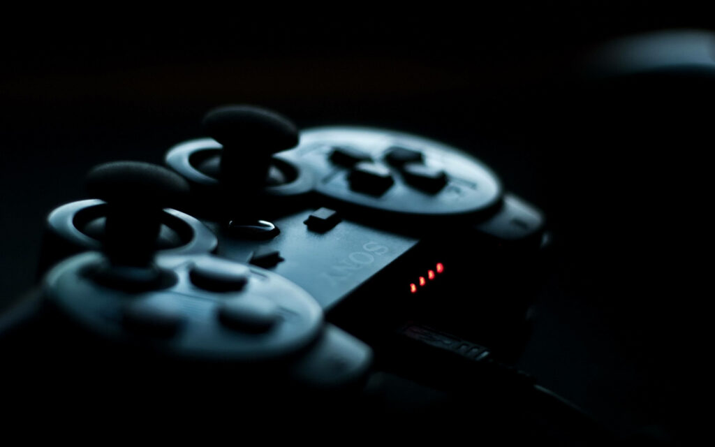 Immersive Gaming Bliss: Sony Play Station Controller in Stunning HD Wallpaper