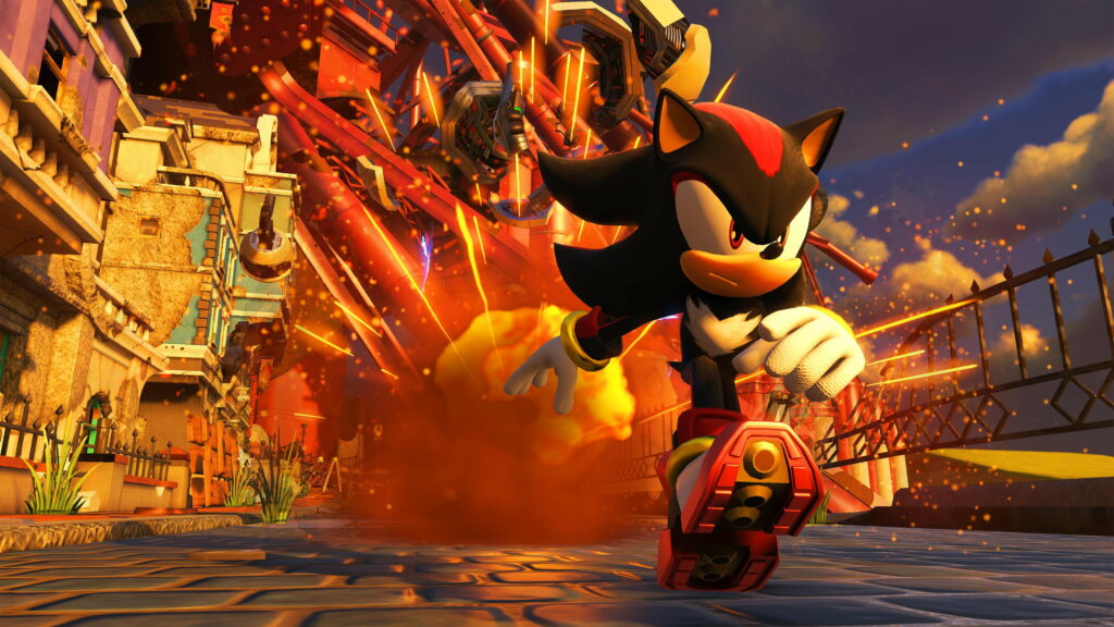 Ultimate Speed and Action: Sonic Forces Unleashed in Captivating HD Wallpaper