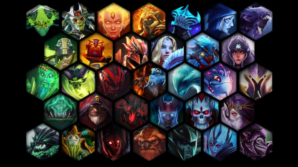 Heroic Confrontation: A Breathtaking Journey into the Epic Universe of Dota 2! Wallpaper