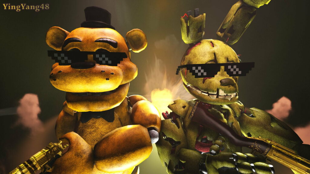 Frightful Adventures: Mesmerizing HD Wallpapers and Backgrounds for Five Nights At Freddy's Video Game Fans