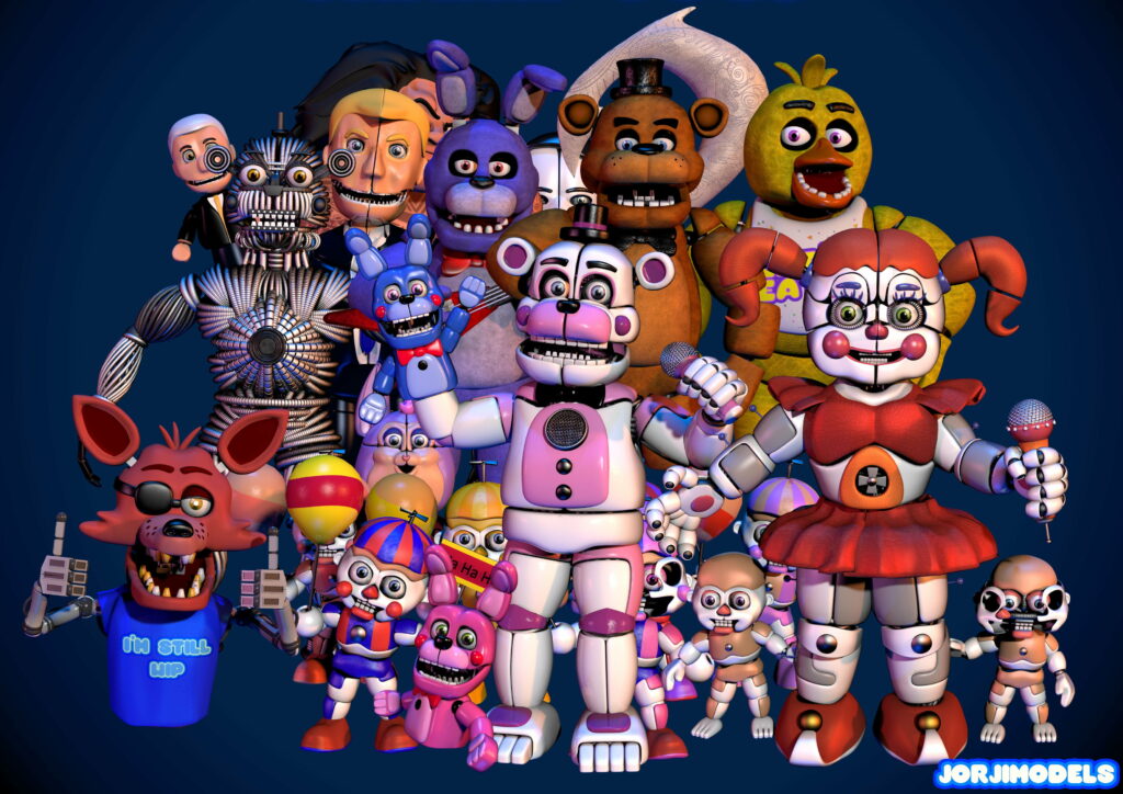 Immersive Gaming Experience: Captivating FNAF Universe in Spectacular 4K Wallpaper