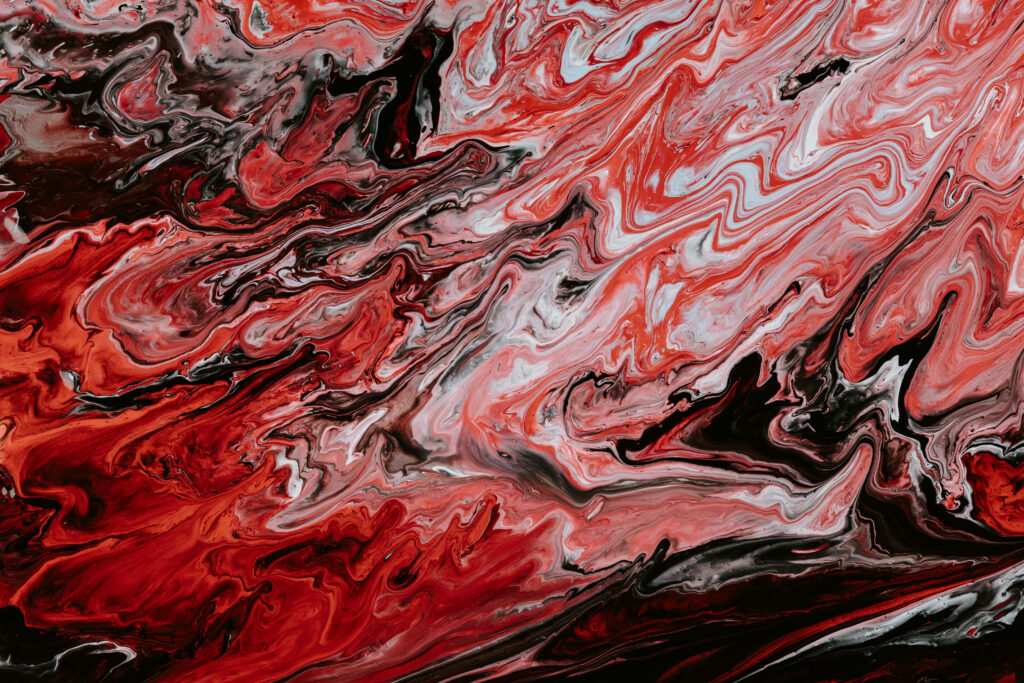 Gritty Elegance: mesmerizing red abstract backdrop with marbled grunge vibes Wallpaper