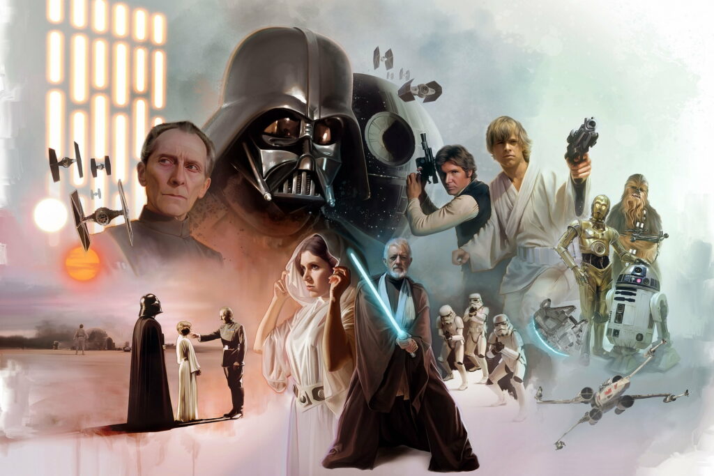 Immersive Star Wars Art: A Mesmerizing 5K Wallpaper from Star Wars Celebrations