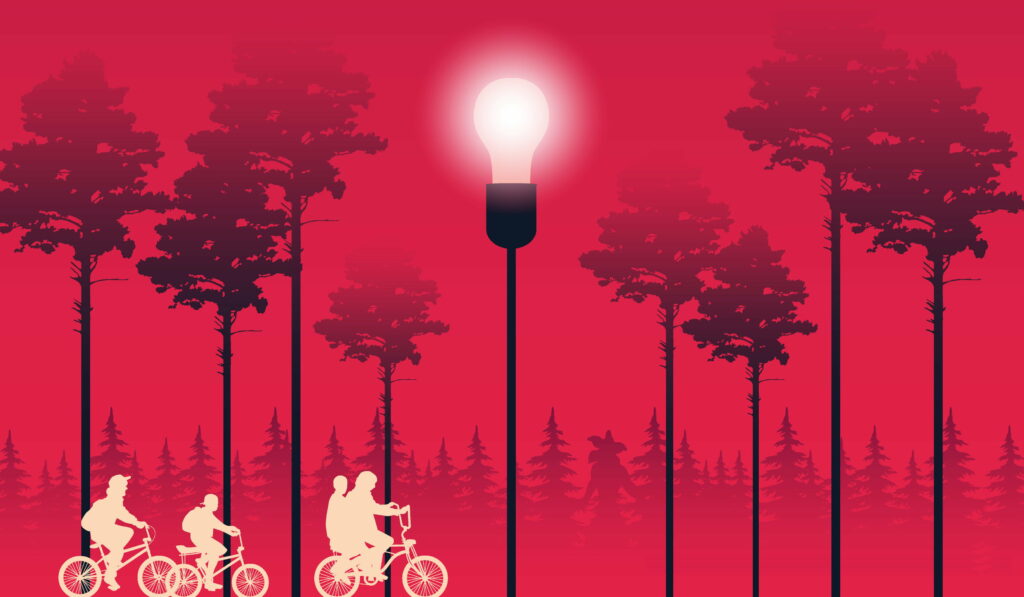Artistic Foresight: A Captivating Stranger Things 2019 QHD Wallpaper Masterpiece