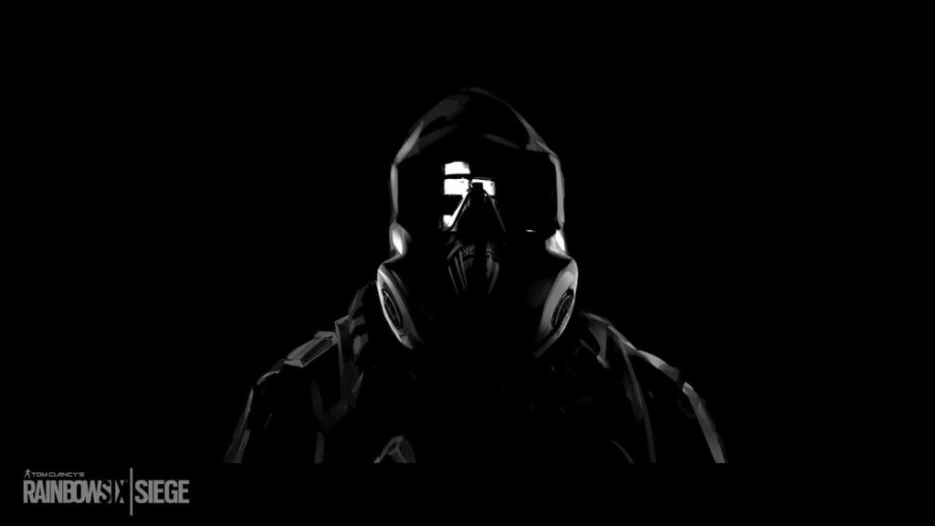 Intense Action in Tom Clancy's Rainbow Six Siege: A Stunning 1920X1080 Background - Mask Soldier Wallpaper