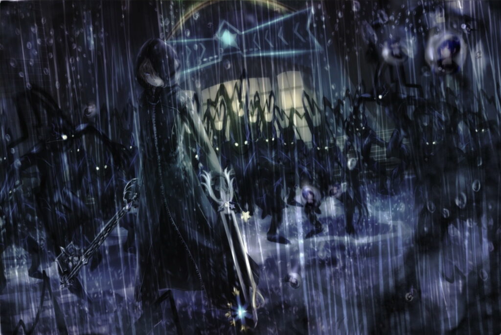 Roxas Contemplating his Heart's Destiny: Majestic Kingdom Hearts II Wallpaper Capture