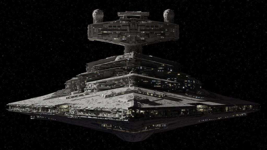 Imperial Star Destroyer Wallpaper: Galactic Empire in Deep Space