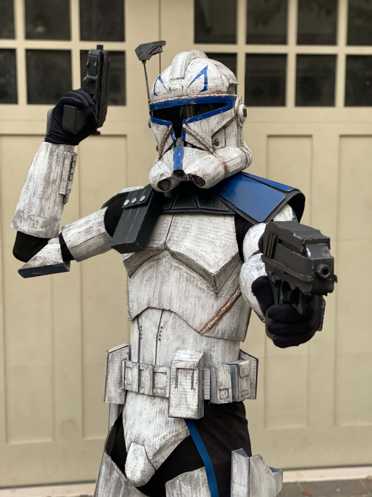 Stunning Captain Rex Cosplay Wallpaper from Star Wars: The Clone Wars