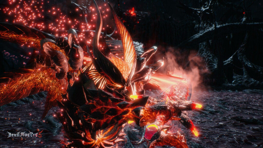 Unleash Your Power: Embark on a Stylish Battle Against Evil in Devil May Cry 5 Wallpaper